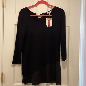 Beautiful Black Blouse NWT Size Small